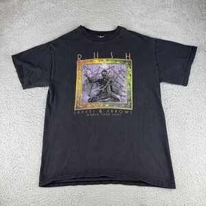 Vintage Rush Band Snake Arrows World Tour 2007 Men's Size Medium Y2k